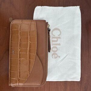 CHLOE - Card wallet with zip pouch